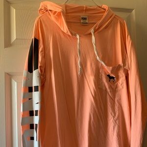 Coral colored PINK sweatshirt